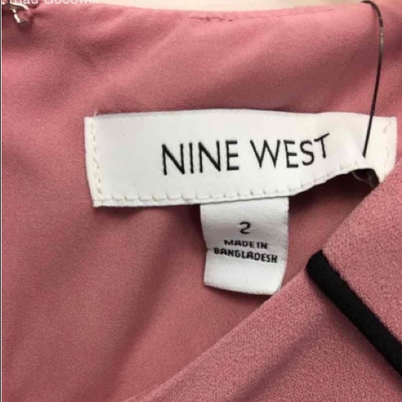 NINE WEST MAUVE PINK SHIFT DRESS SHEATH DRESS SZ 2 CAREER DRESS NEW WITH TAGS - Picture 4 of 12